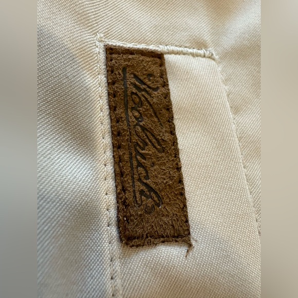 Woolrich Men's Vintage British Tan Windbreaker Jacket With Ear Warmer Collar - Picture 5 of 13